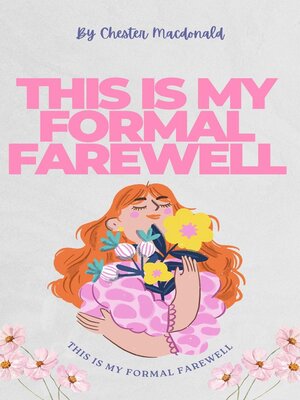 cover image of This is My Formal Farewell